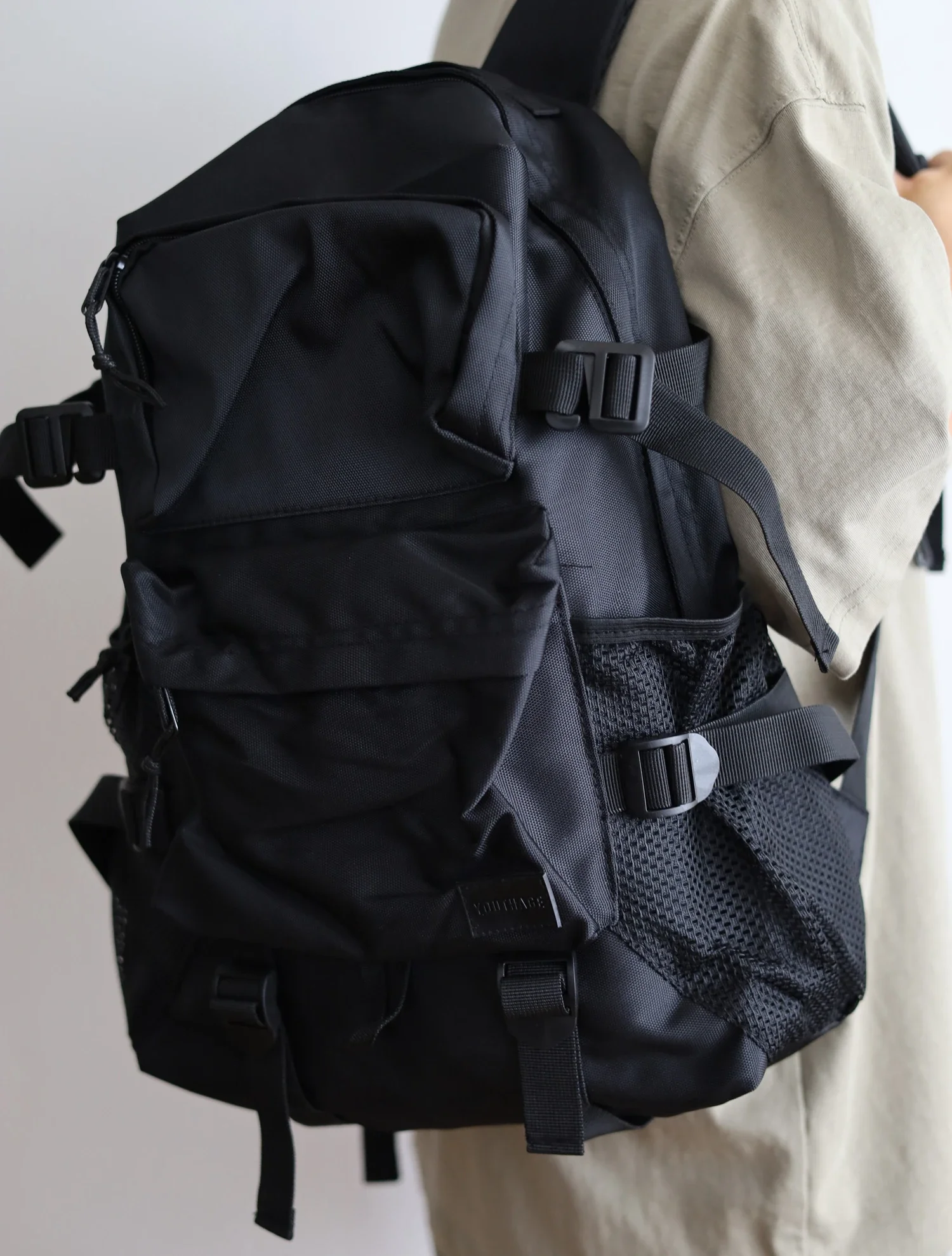 

Japan fashion Dark Functional Backpack Men's Large Capaci Ins Trendy Cargo Backpack Multi-pockets Student Schoolbag Women