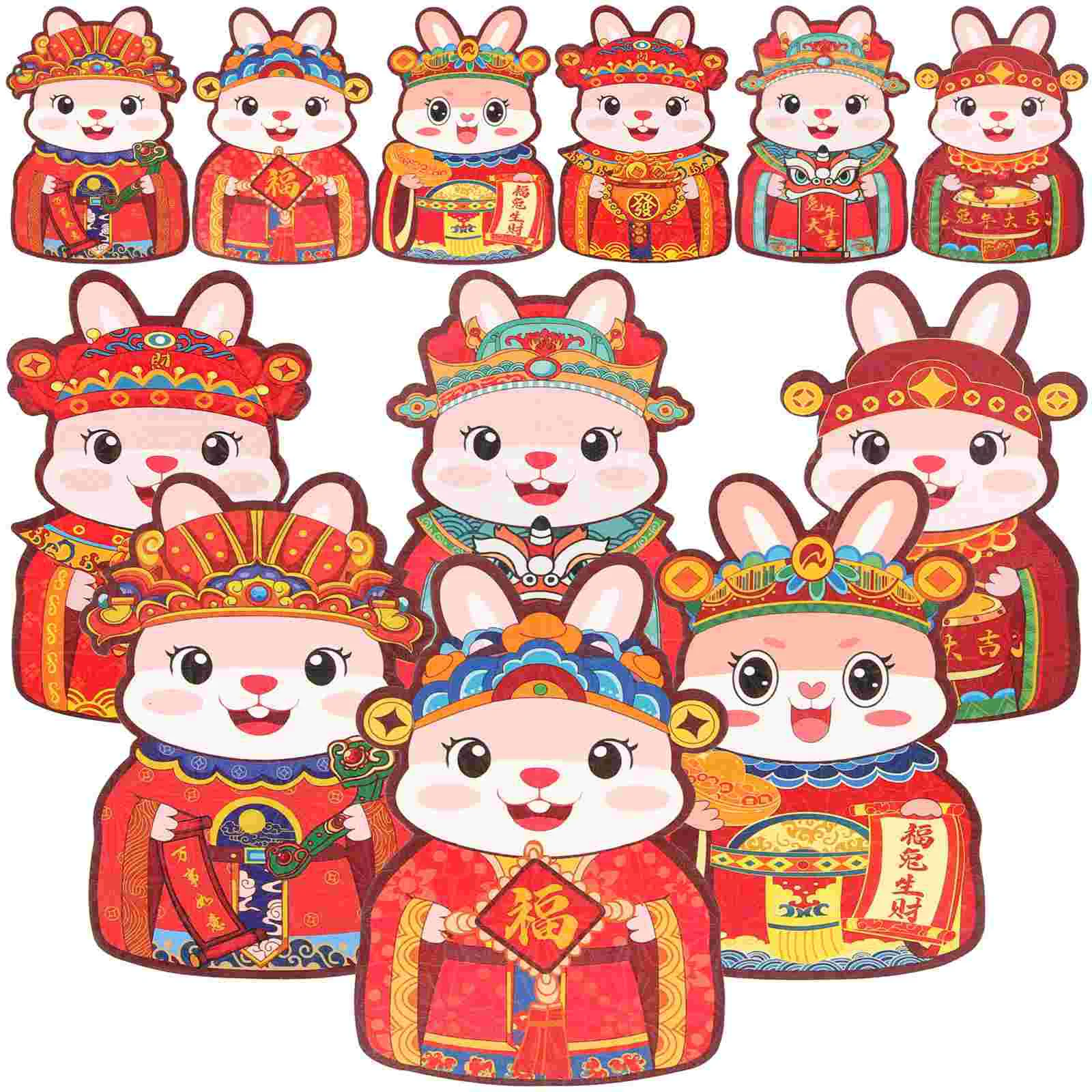 

Red Year Packet Money Envelopes New Envelopebunny Packets Chinese Pocket Paper Cartoon Luck Festival Rabbit Pattern Spring Lunar