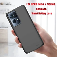 6800mah portable battery charger cases for oppo reno 7 7 pro battery case external power bank charging cover for oppo reno 7se