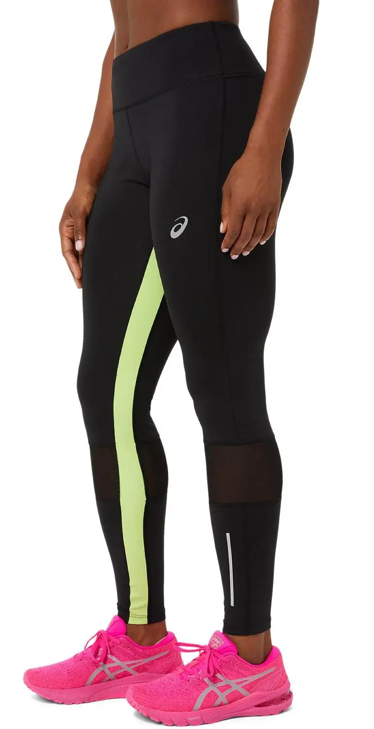 Тайтсы беговые Asics Lite-Show Performance Black/Lime Green (US) |