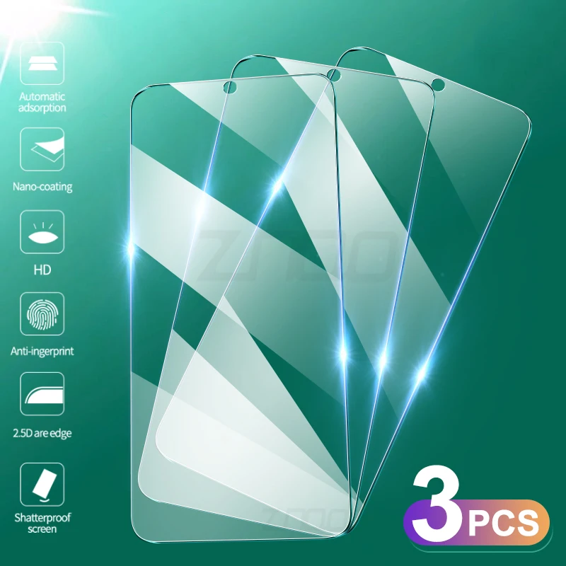 

3Pcs Tempered Glass For Samsung Galaxy A51 A71 A31 A30 A50 A70 Screen Protector Samsung A52 A72 A32 A22 A12 A02 A20E A40 Glass