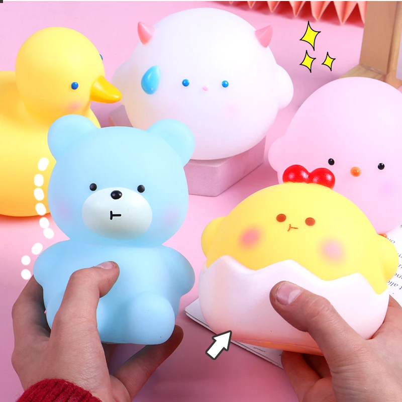 Забавные креативные Мультяшные экструзионные вокальные вентиляционные игрушки