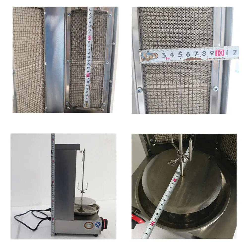 Коммерческий газовый гриль для барбекю шампуры автоматическая машина вращения