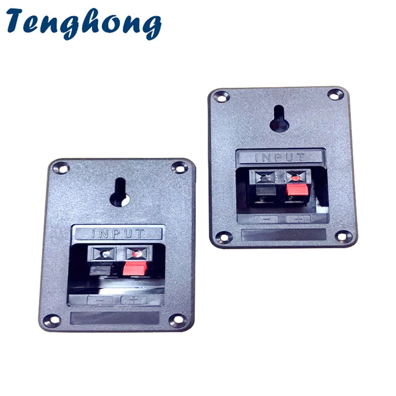 

Tenghong 2pcs Speaker Terminals Power Amplifier Terminals Surround Sound Bookshelf Speaker Terminals 2-15