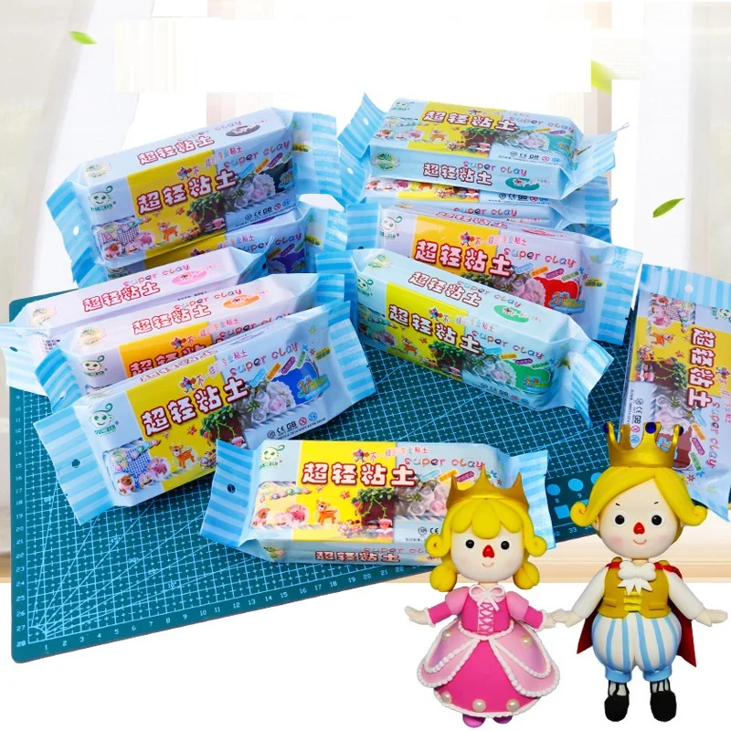 Глина для моделирования для детей, Волшебная глина для детского формования, сушка на воздухе, супермягкая глина для слайма «сделай сам», сушка на воздухе, 105 г (3,7 унции)/упаковка