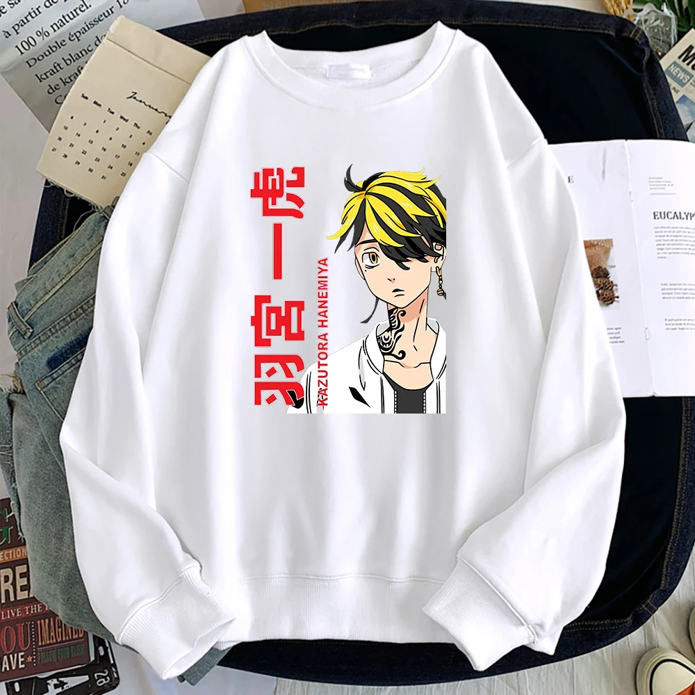 

Tokyo Revengers Ichitora Hamiya Sweatshirts Male Casual Harajuku Hoodie New Spring Anime Pullover Loose Men Fleece Streetwear