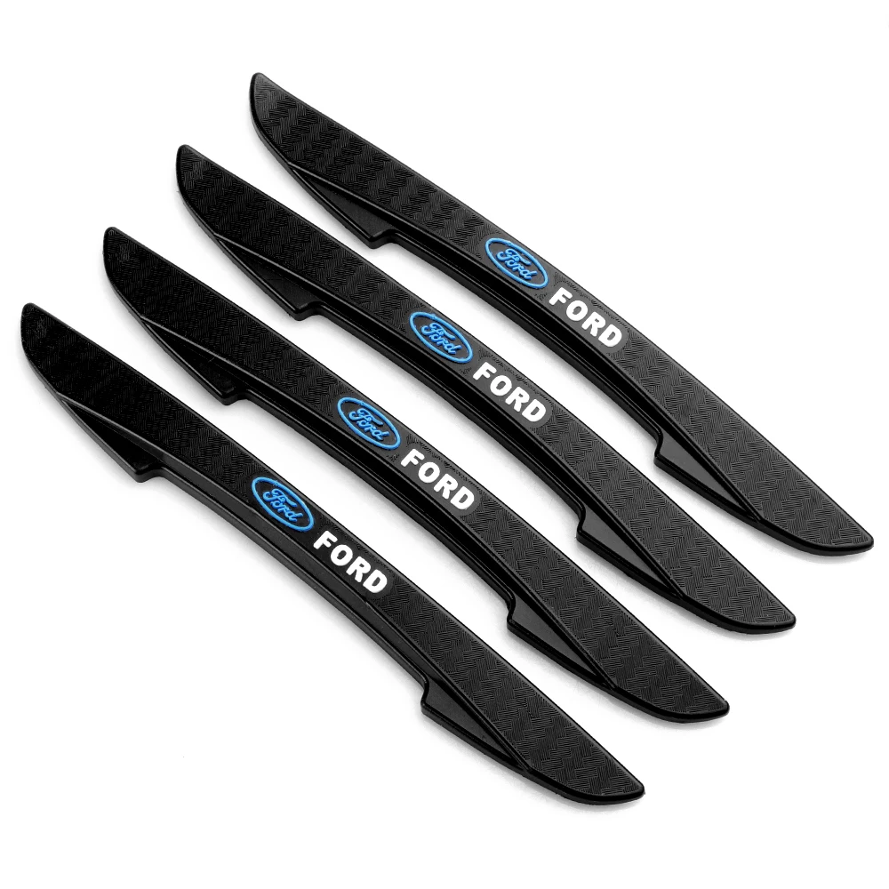 

4PCS Car Door Anti-collision Bumper Strip Protector Sticker For Ford Focus 2 mk2 Ranger Mondeo mk4 Mustang Fiesta mk7 S max Kuga