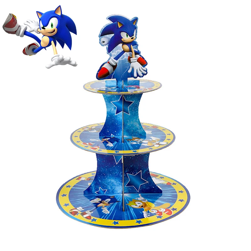 Cartoon Disposable Paper Environment&nbsp;protection Cake Stand 