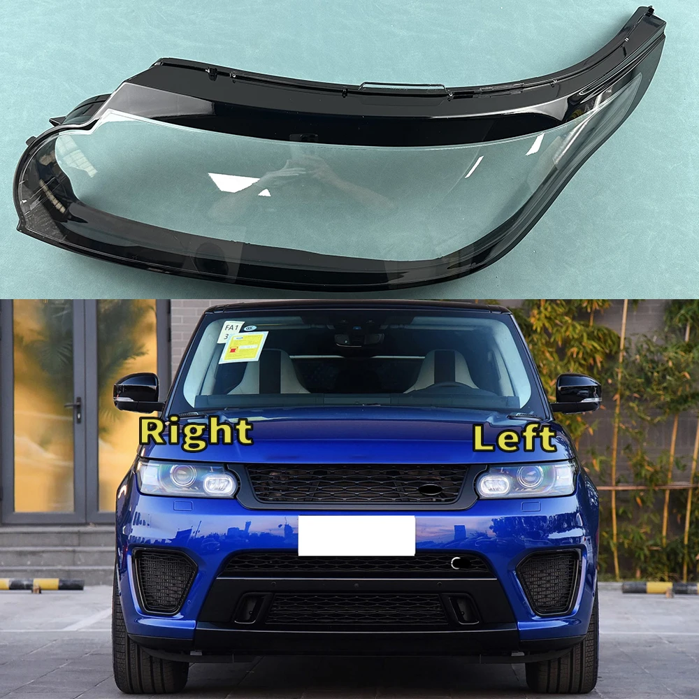 Фото Для Land Rover Range Rover Sport Edition 2014 2015 2016 2017: Прозрачный кожух фары / Защитный кожух фары / Корпус фары №1