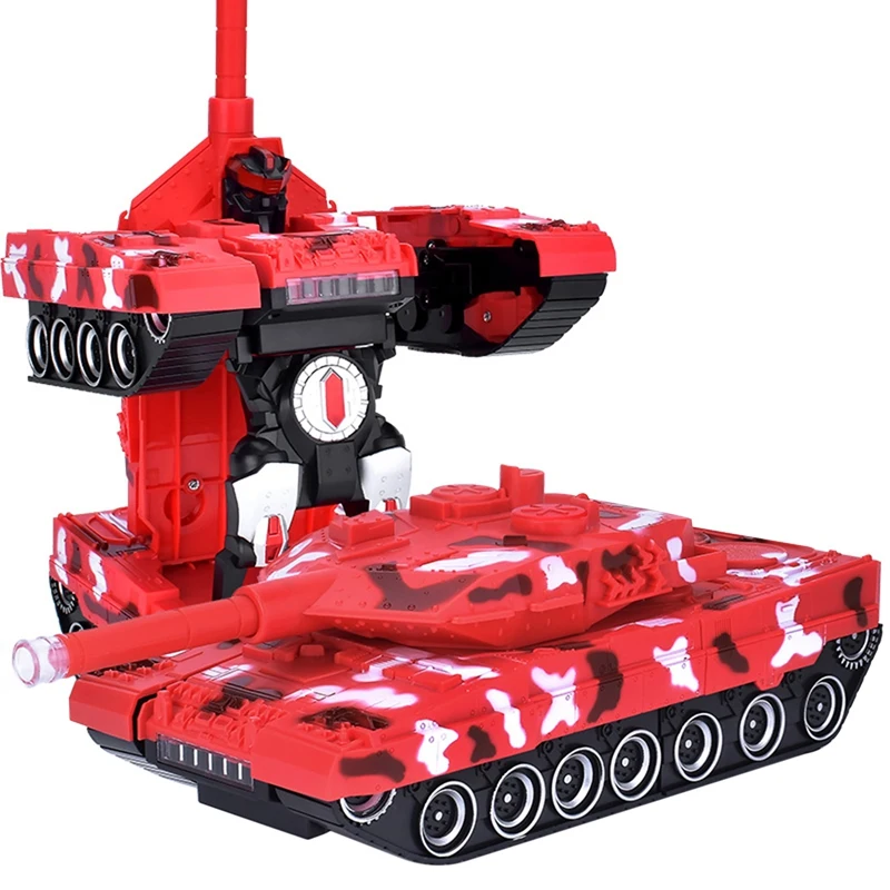 

Children's Electric Tank Deformation Robot ,RC Tank Toys Kids Christmas Gift Deformation Toys