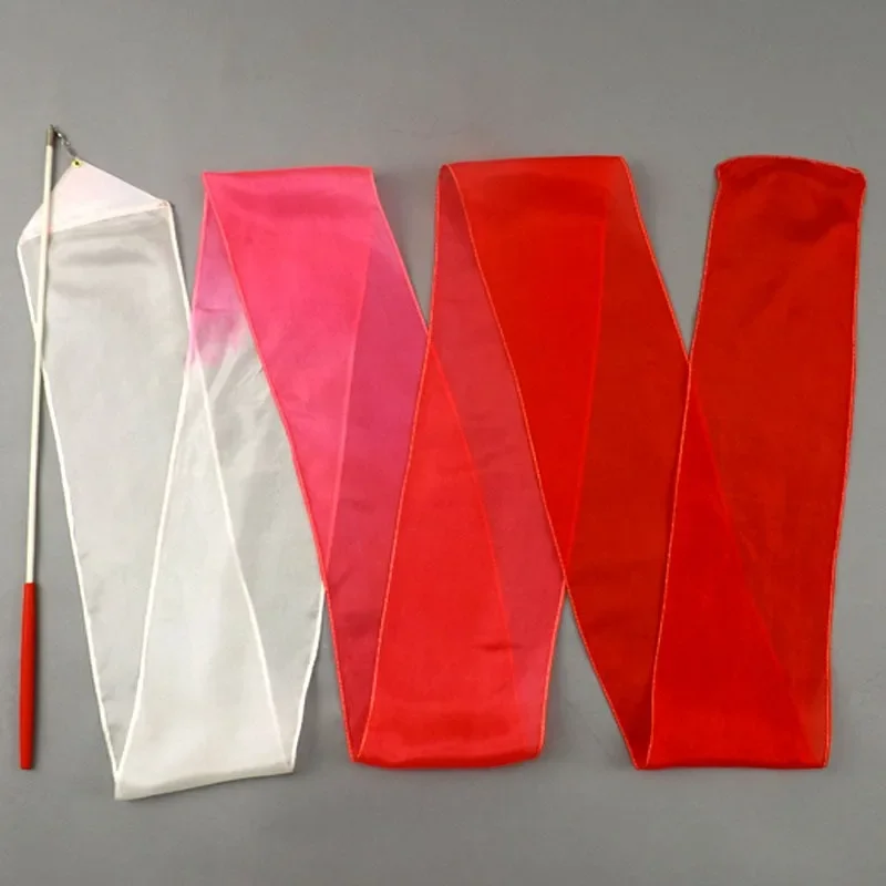 Шелковая палочка Habotai для поклонения художественный реквизит гимнастики балета