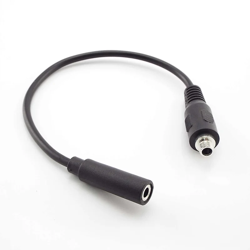 

3.5mm Stereo female to Screw Female Headphone Extension Cable Aux Cable Audio Cable Power Line With a Screw Nut