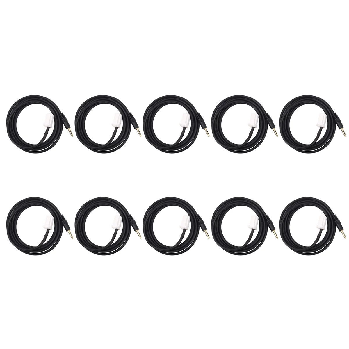 

10X Car AUX Adapter Audio Cable 8 Pin Plug for Suzuki HRV Swift Jimny Vitra