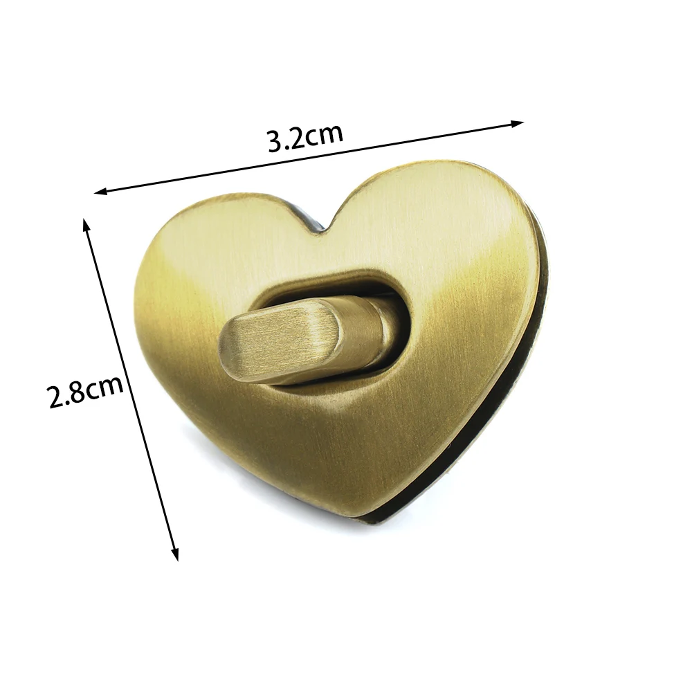 1 PC Exquisite Egg Shape Bag Metal Clasp Turn Lock DIY Handbag Bag Durable Buckle Twist  Purse Hardware Bag Parts Accessories