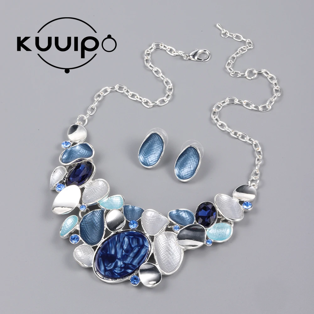 

Kuuipo Geometric Necklaces Jewelries Aesthetic Chokers Gift Trending Products Chain Woman's Choker Jewelry for Women Necklace