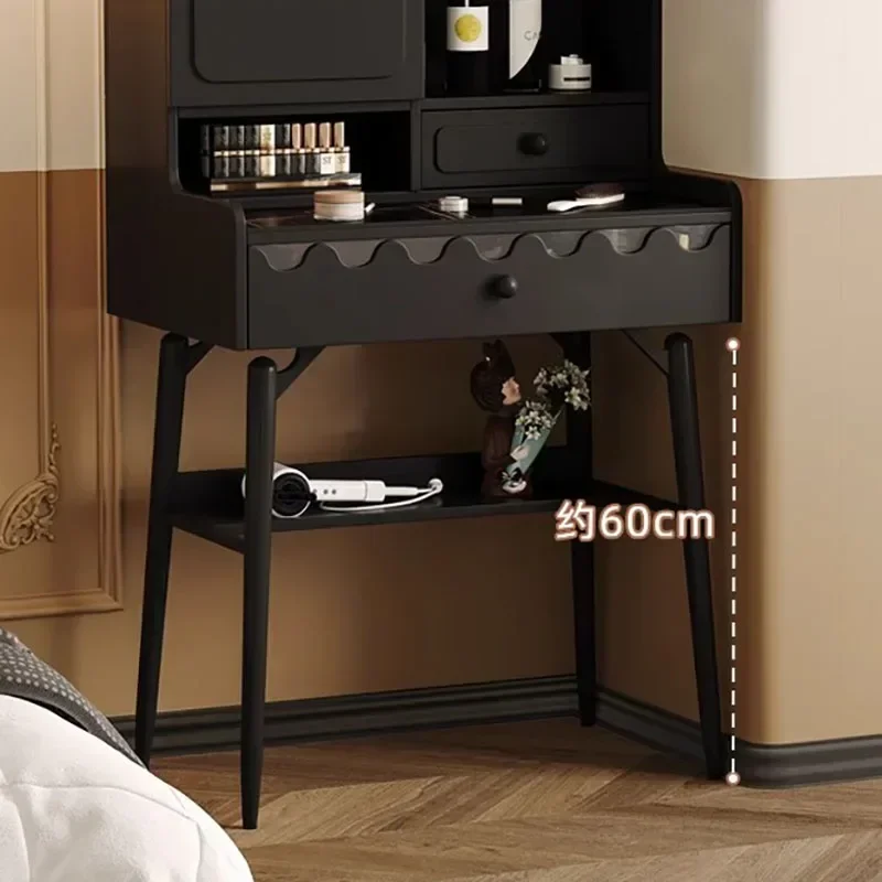 Столик в скандинавском стиле для туалетного столика черный Европейский