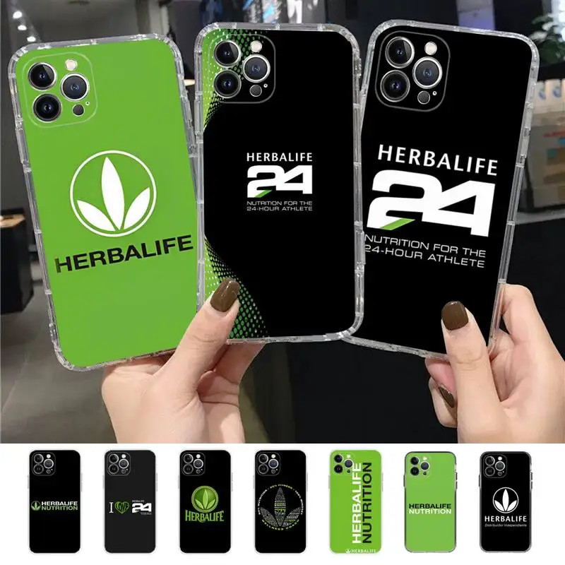

Black H-Herbalife Green Phone Case for iPhone 11 12 13 mini pro XS MAX 8 7 6 6S Plus X 5S SE 2020 XR case
