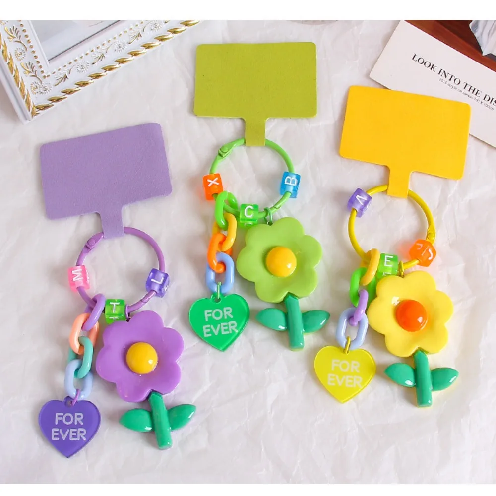 

Cute Creative Unique Useful Keys Chains Cellphone Chains Resin Flower Pendant Mobile Phone Chains