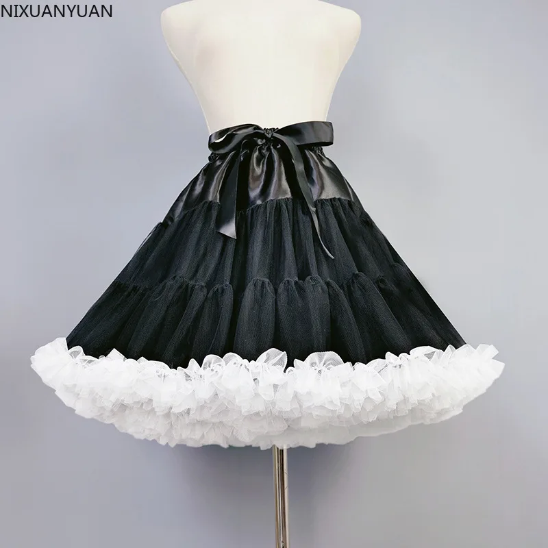 

Lolita Dress Wedding Accessories Bride Puffy Skirt Petticoat Tutu Skirt for Women Cosplay Crinoline Underskirt Boutique Girls