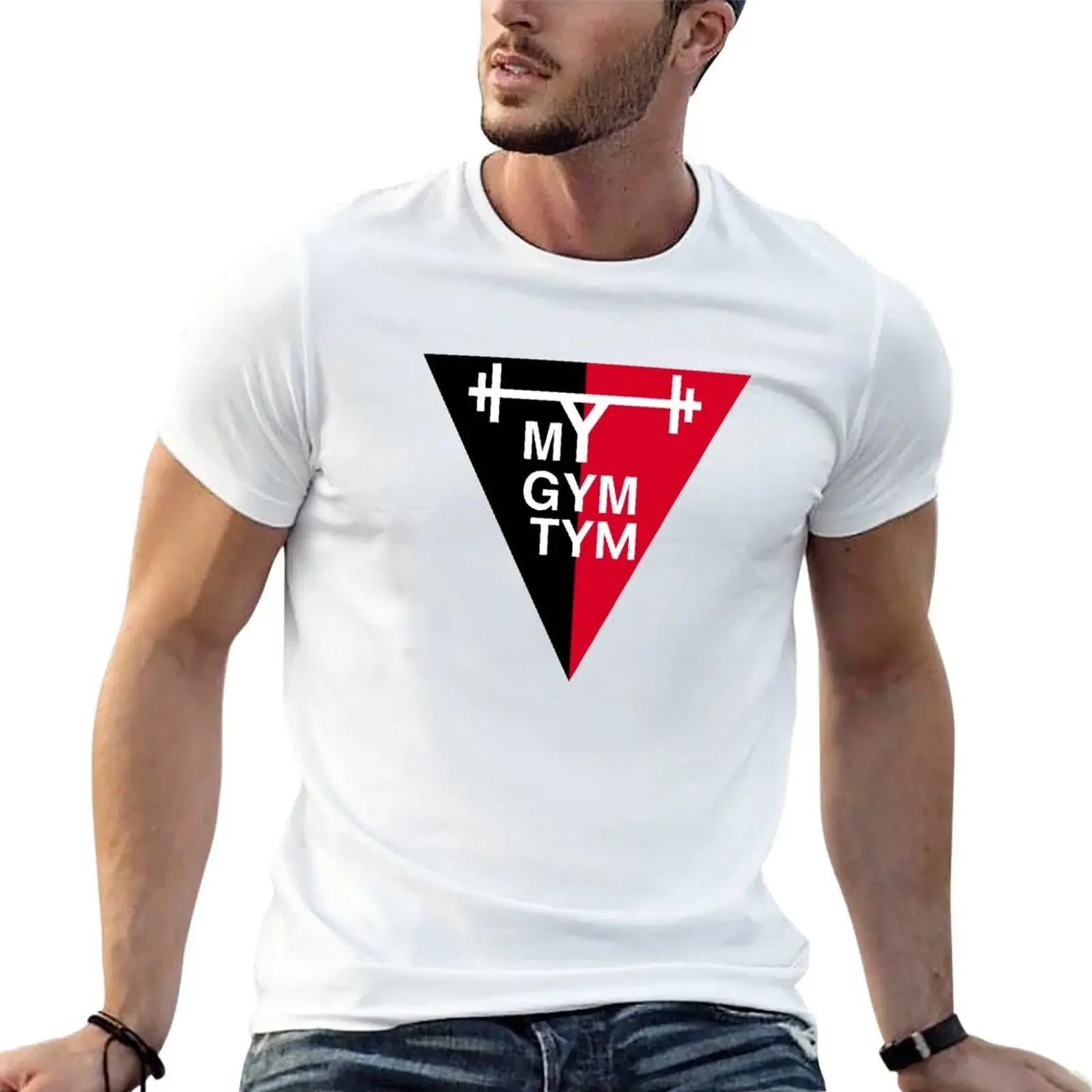 New MY GYM TYM - Time for the GYM! T-Shirt customized t shirts Anime t-shirt men pack