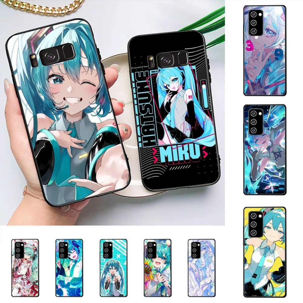 Cute H-Hatsune M-Miku Phone Case For Samsung Note 8 9 10 20 Pro Plus Lite M 11 30 21 31 51 A 22 42 02 03