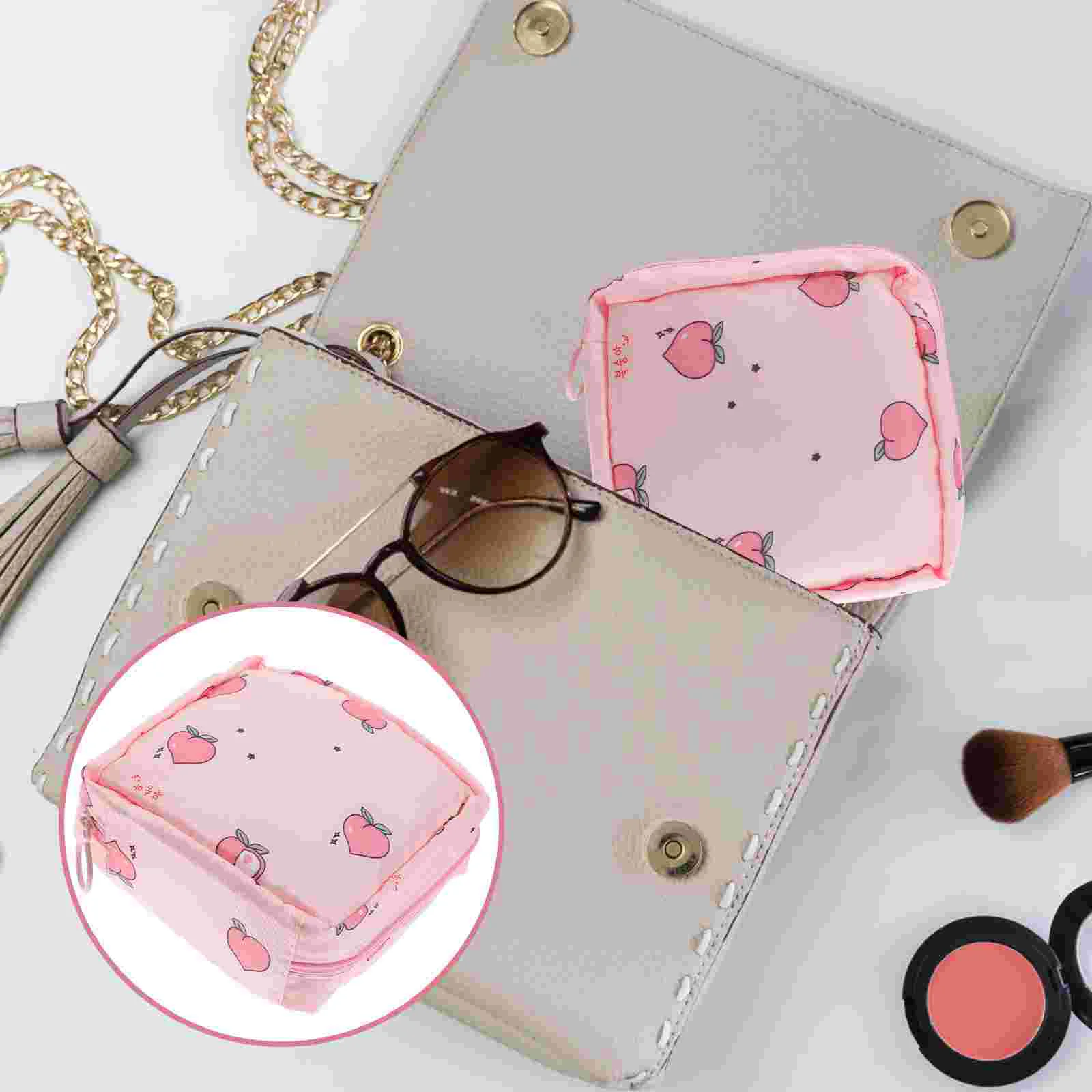 

Sanitary Bag Pad Bags Pouch Menstrual Storage Zipper Waterproof Towel Holder Portable Napkin Liner Pads Nursing Mat