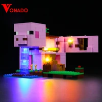 vonado led light kit for 21170 the pig house building blocks set not include the model bricks toys for children