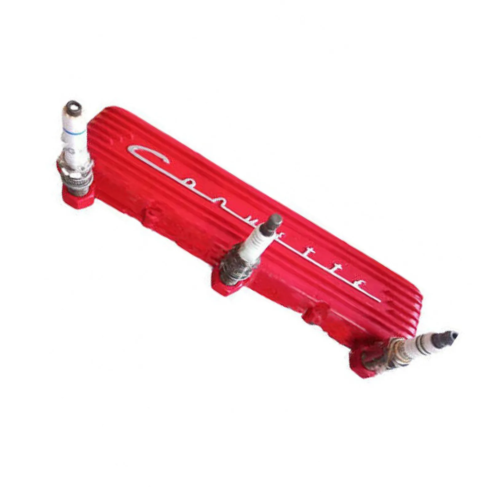 

Vintage Spark Plug Decorative Rack Repurposed Valve Cover Spark Plug Hat Rack for Living Room Bedroom Decor