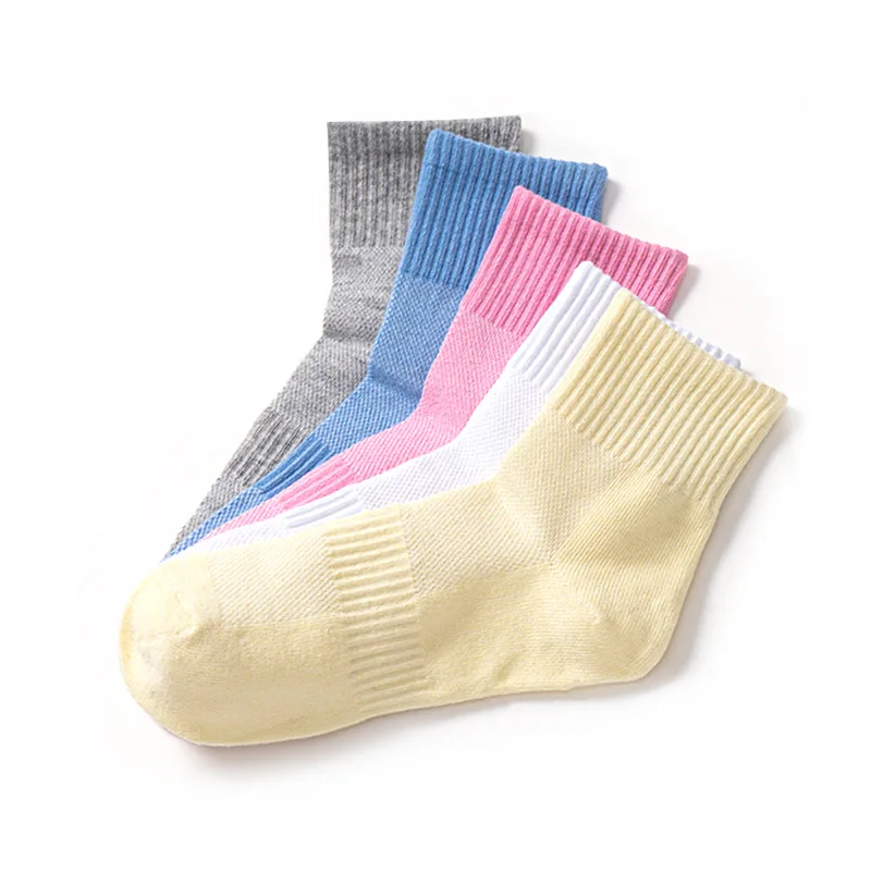 

Women Socks Solid Color Cotton Short Sock Mesh Breathable Casual Comfortable Four Seasons Style
