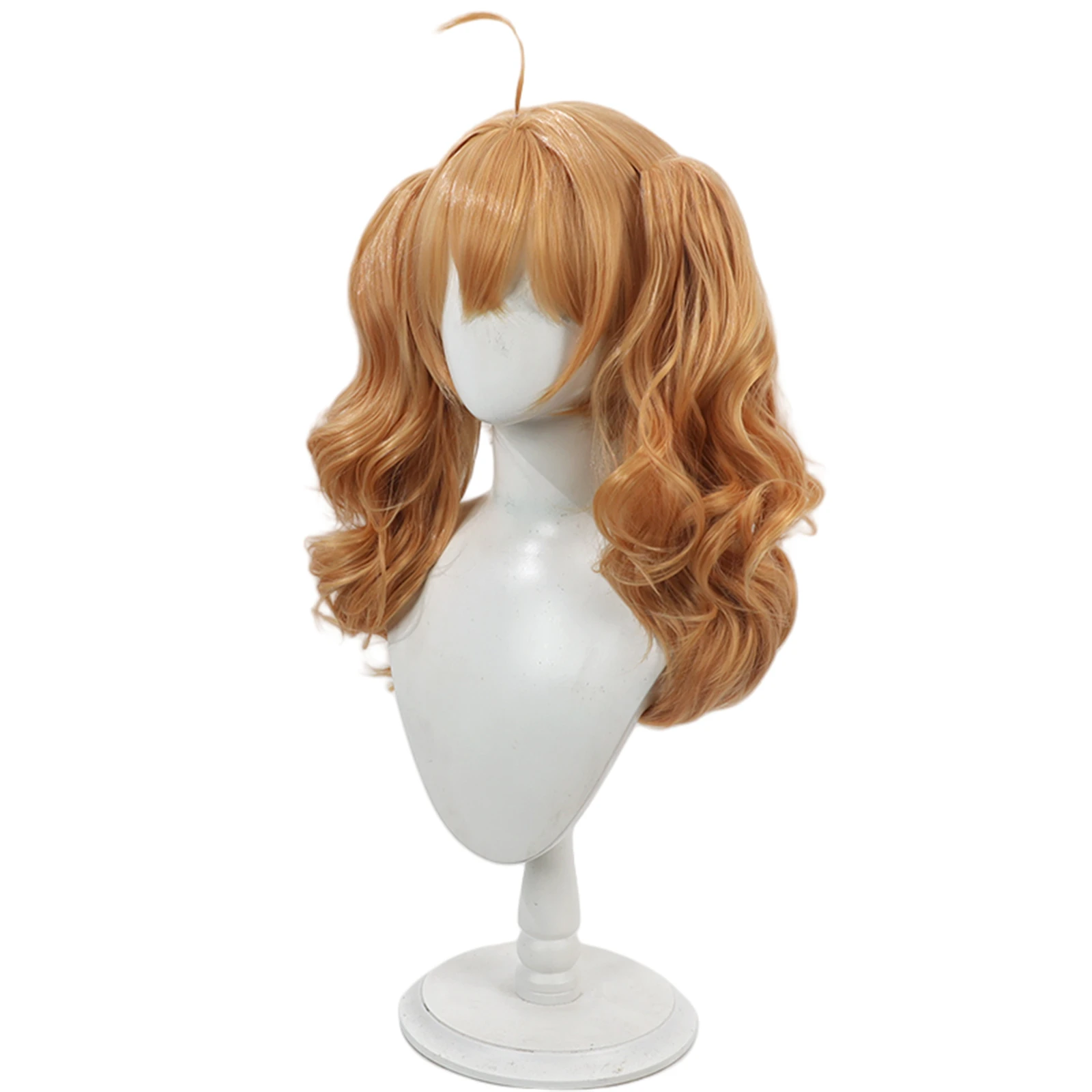 Игра Ibaragi Yoshimi парики для косплея волнистые оранжево-коричневые с хвостиком