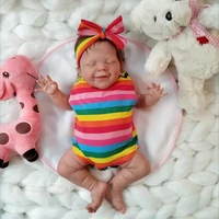 18inch full body silicone reborn doll popular maddie cute girl doll with rooted blonde hair soft body high quality handmade doll