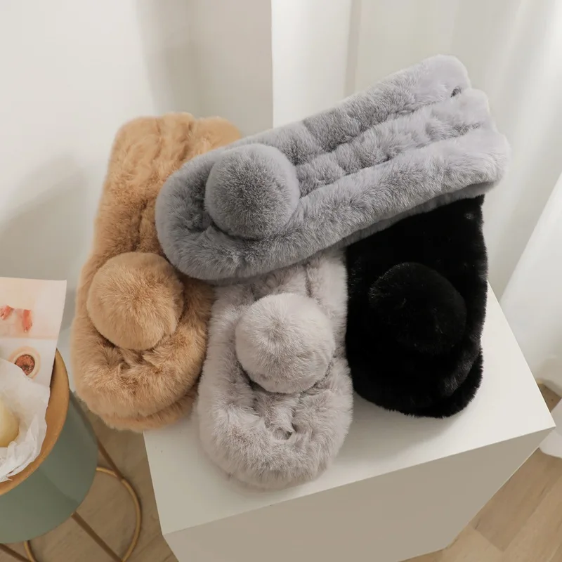 Рисунок 4 - Зимний шарф из искусственного кроличьего меха