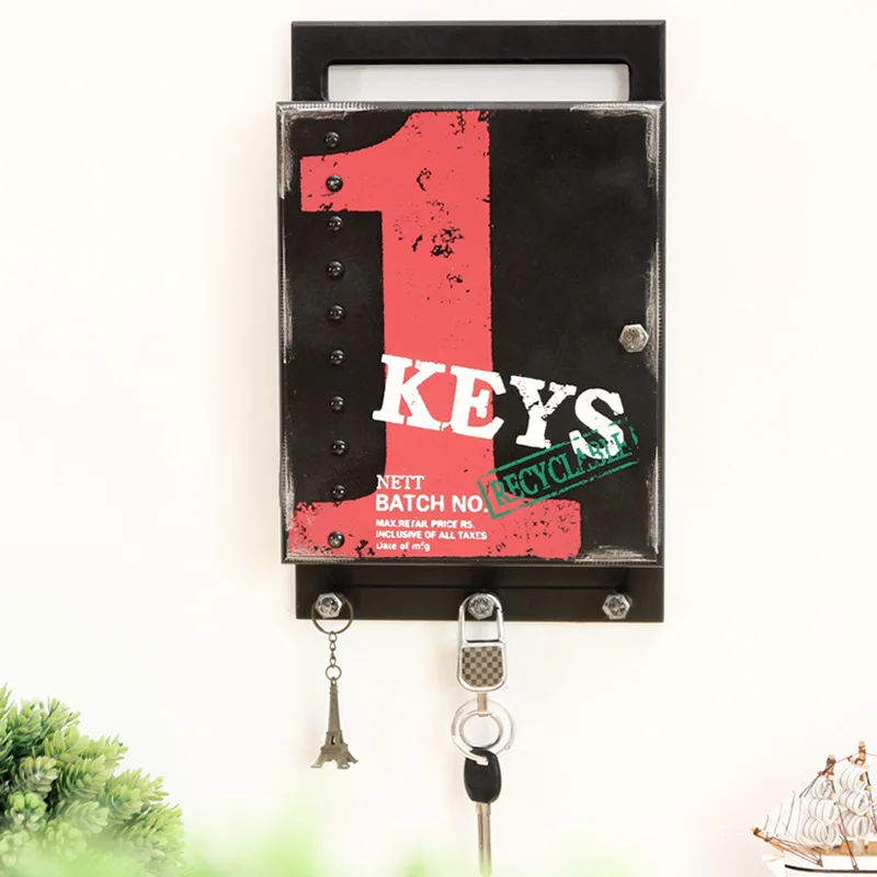 

Handmade Boxes Cargo Organizer Storage Box Simple Small Key Hanging Storage Case Wood Shelf Wood Rack Phone Box