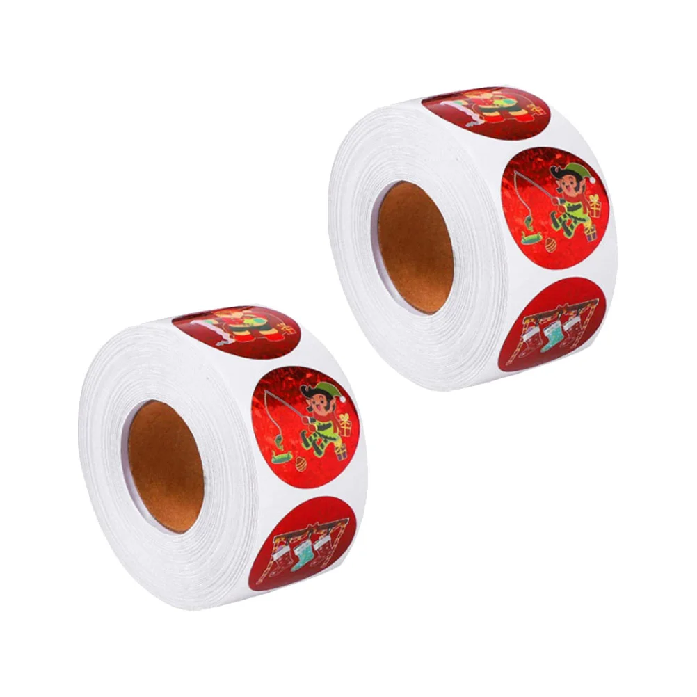 

Sealing Christmas Stickers Xmas Gift Partyroll Stick Supplies Scrapbooking Sticker Decorative Bottle Label Envelop Sheet Decal
