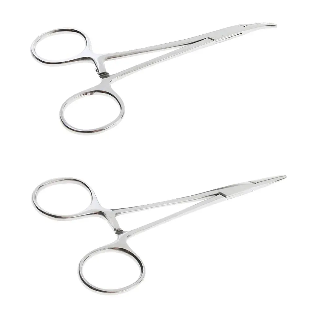 Фото Пинцет для удаления шерсти животных из нержавеющей стали, для чистки ушей щенков, для маленьких собак и кошек, аксессуары для груминга №2