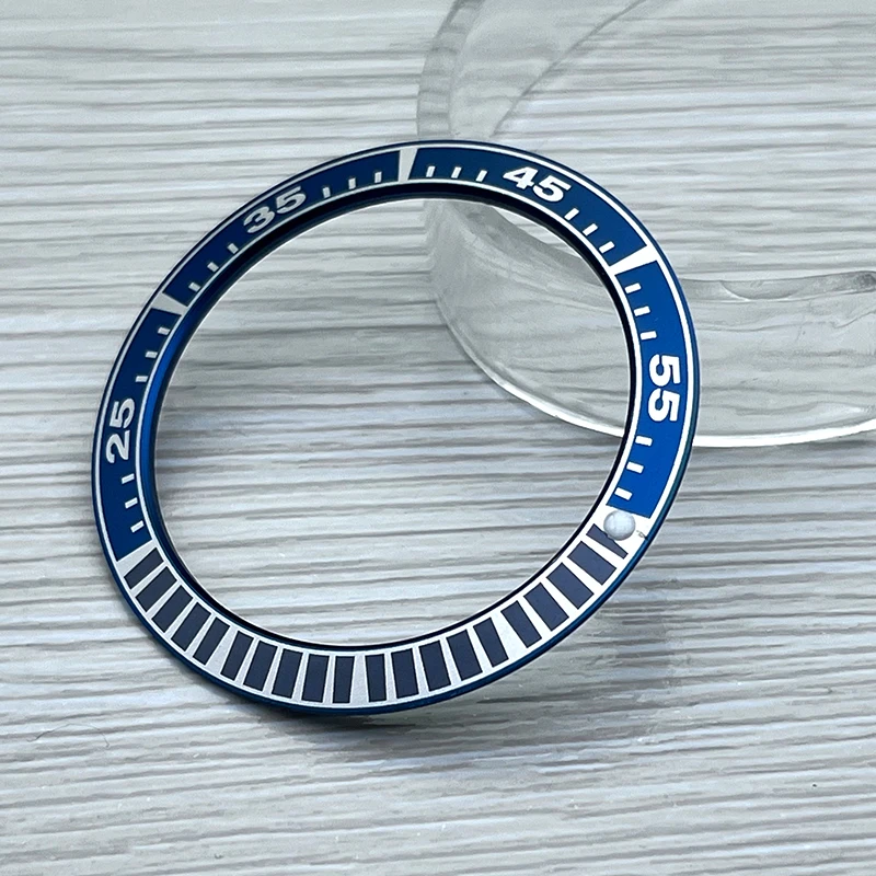 Mod 40mm Watch Bezel Insert For NH35 NH36 Case Fits Seiko Series King Samurai Water Ghost SRPF79K1 Watch Cases Repair Parts