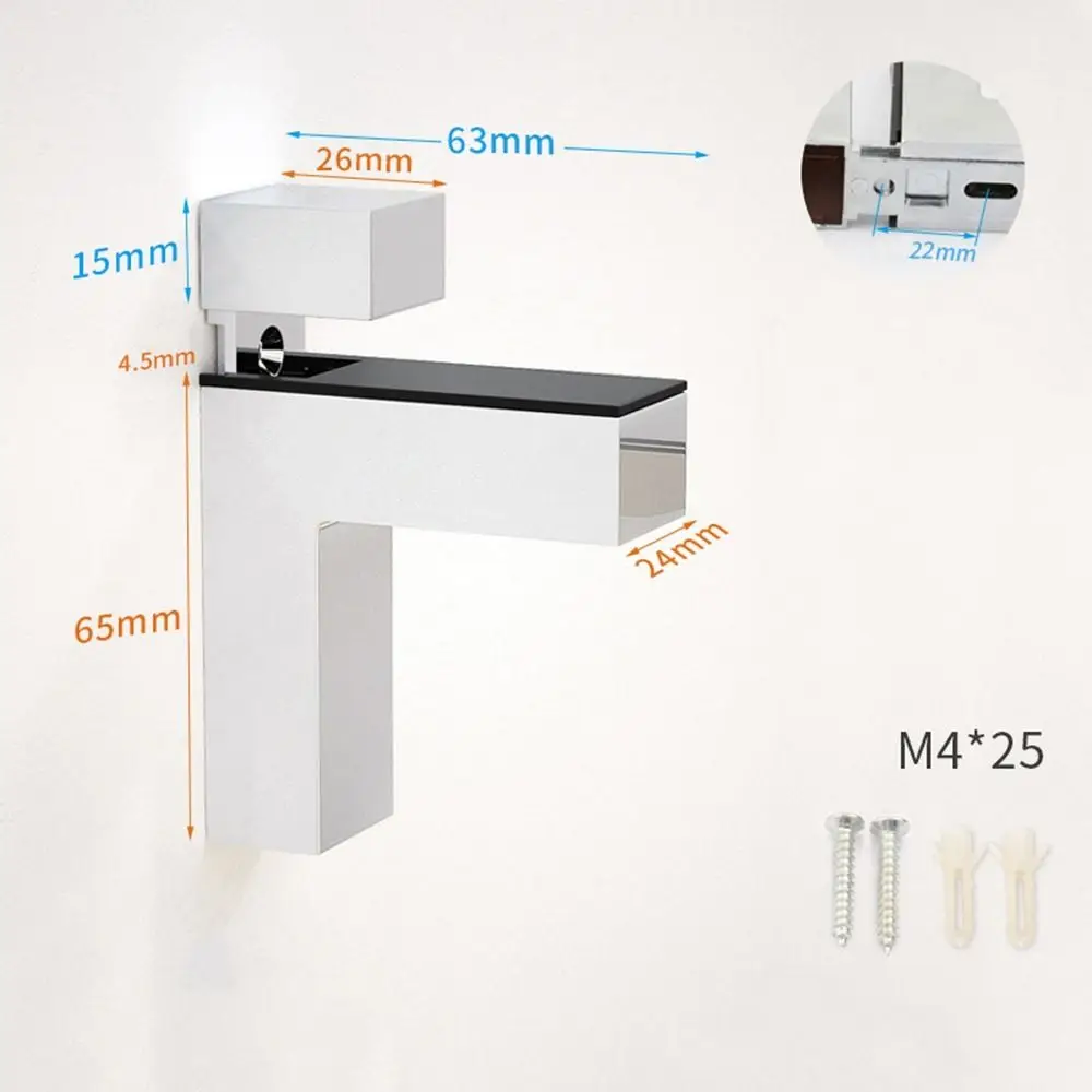 

Регулируемые стеклянные кронштейны из цинкового сплава