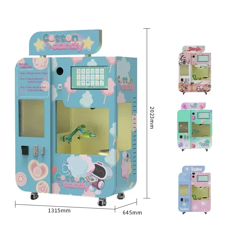 Автоматическая машина для производства сладкой ваты