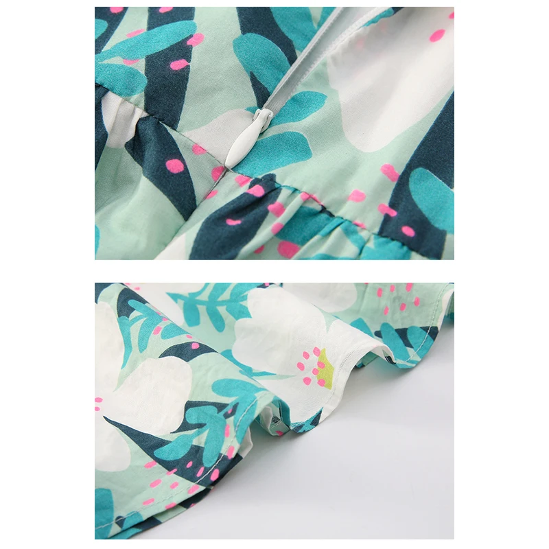 Детское Хлопковое платье с коротким рукавом на возраст от 10 до 12 лет - купить по