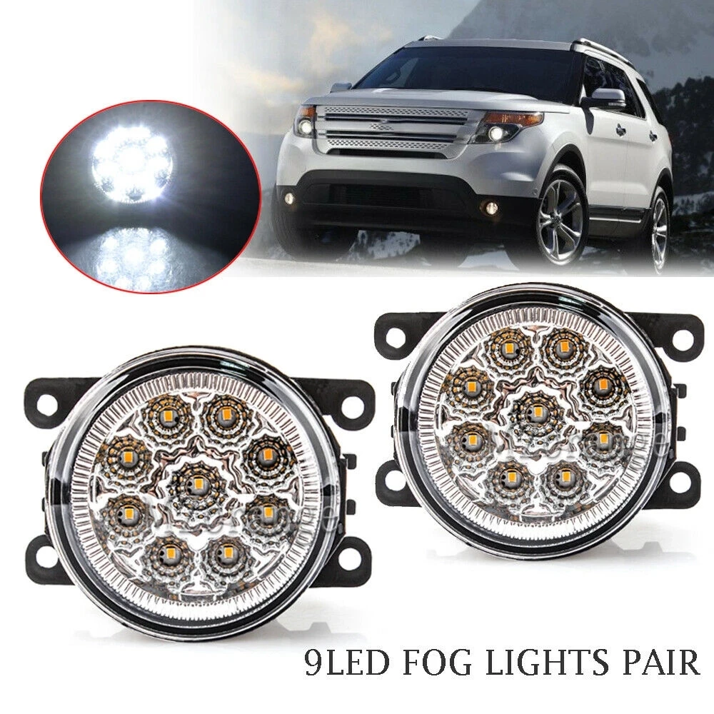 2PCS Car Fog Lights High Quality Fog Light LED Fog Lamp 33900-STK-A11 26154-EA500 For Ford EcoSport 2013 2014 2015 2016
