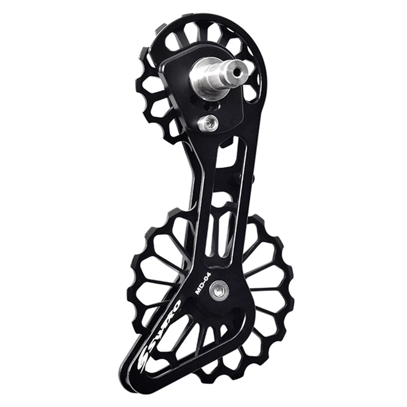 

SWTXO Road Bike Rear Derailleur for Shimano R8000/8050/8070/9170/9150/9100 Alloy 17T Pulley Ceramic Bicycle Derailleur