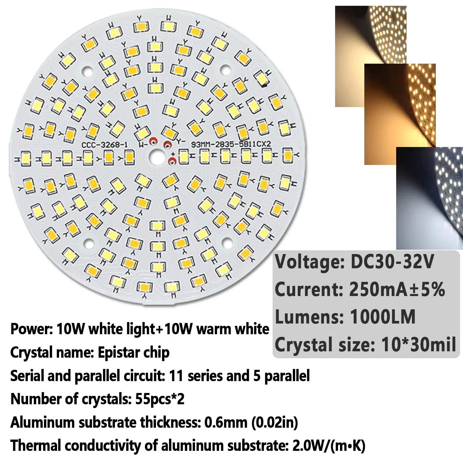 

Двухцветный светодиодный шар для потолочной лампы warm and happy 10Вт+10Вт