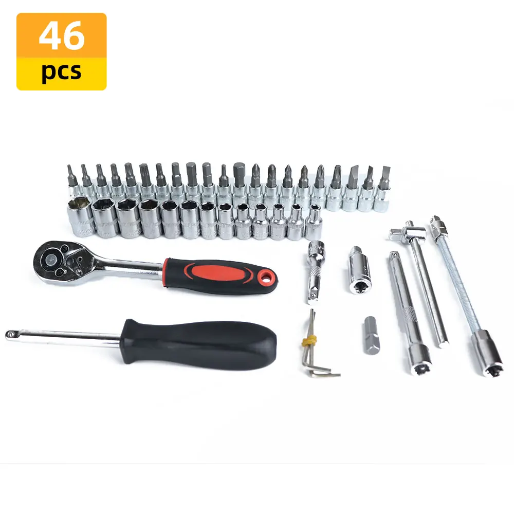 Набор ручных инструментов для дома велосипеда автомобиля набор ремонта коробка