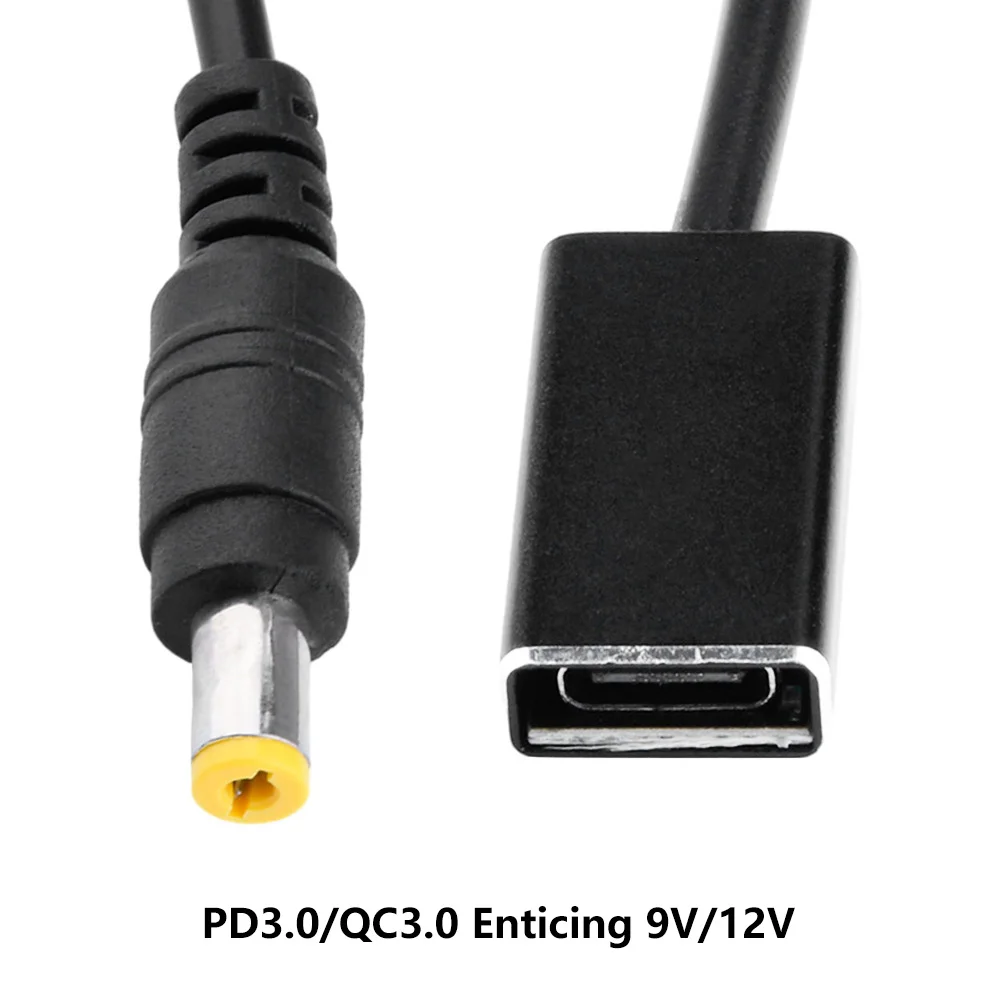 Кабель-Переходник USB с 5 В на 9 В/12 разъемом Type-C