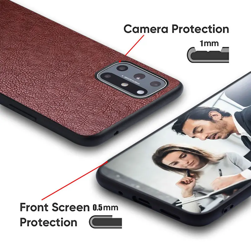 Фото Кожаный чехол для Vivo iQOO 15R 15 13 12 Z9 Z9x, премиум-класс, текстурированный, с ретро-узором под личи, задняя крышка для Vivo iQOO 15 №5