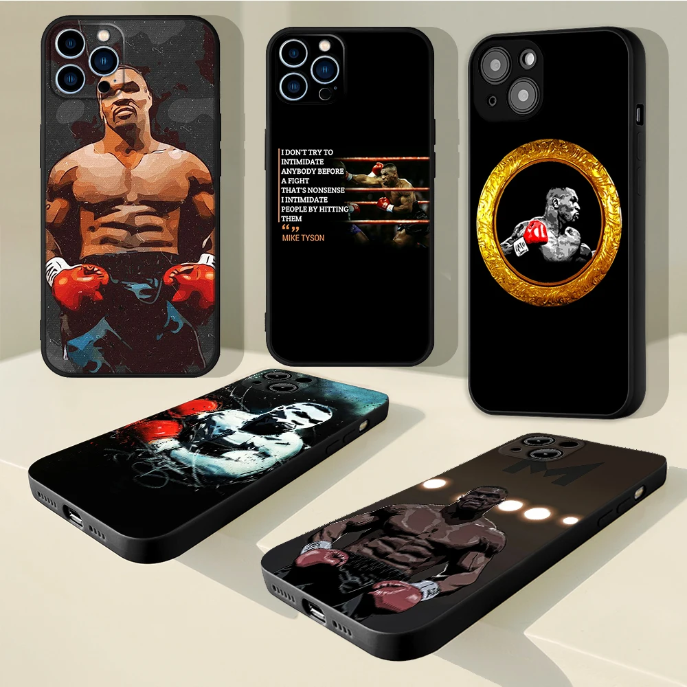 

For iphone 13 pro Iron Mike Tyson Boxer Phone Case for iPhone 8 7 6 6S Plus X 13 SE 2020 XR 13 11 12 Pro mini pro XS MAX cover