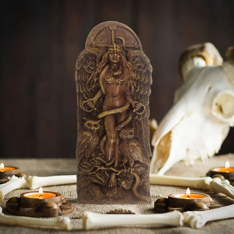

Wiccan Goddess Statues Figurine Wisdom God Altar Figurine Statue For Decoration Sculpture Ornaments Desktop Home Decor