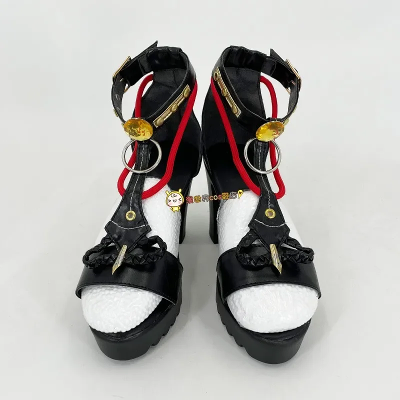 Игра Arknights Pozemka Обувь для косплея Хэллоуин Косплей Женская обувь на высоком
