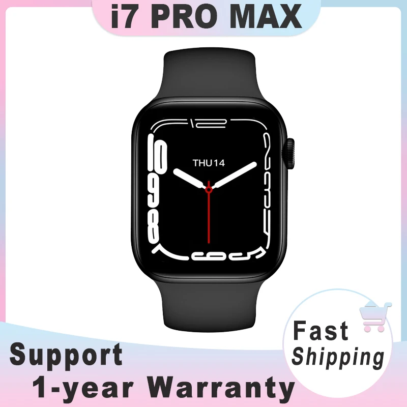 

2022 Смарт-часы i7 PRO MAX Новая серия 7 спортивные водонепроницаемые Смарт-часы с возможностью телефонных звонков пользовательские часы мужские ...