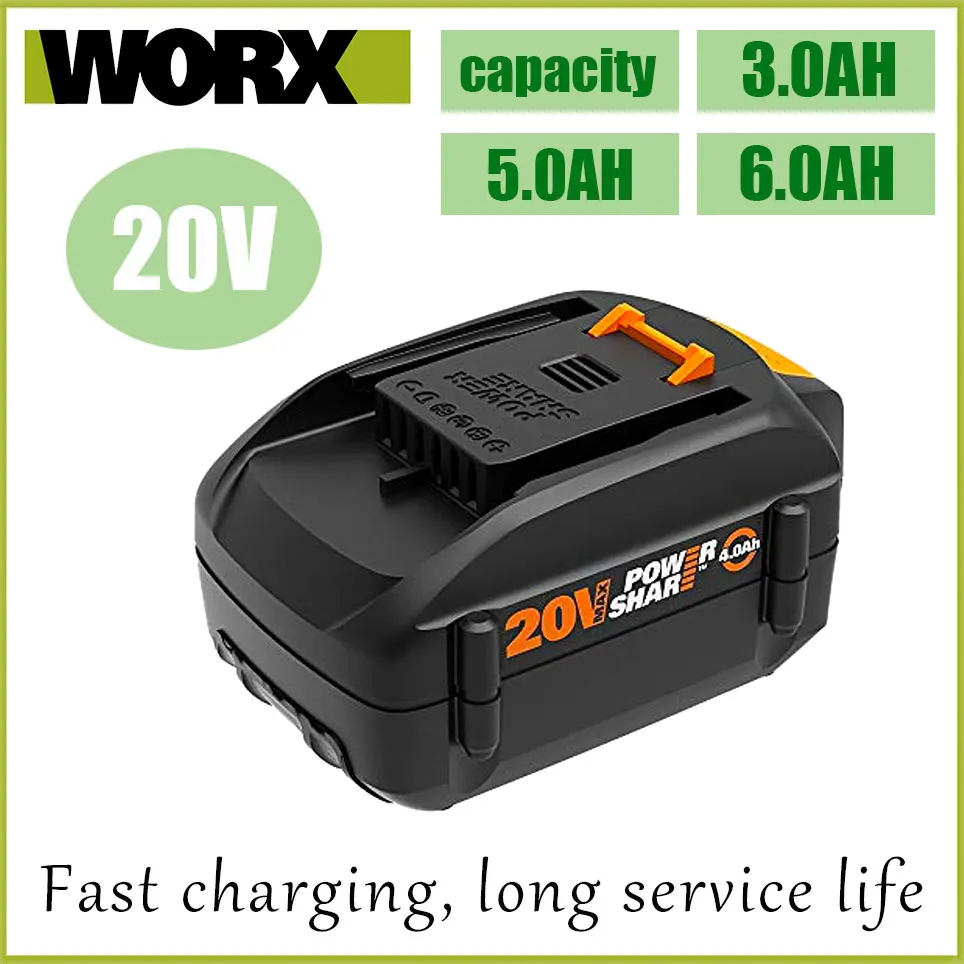 

WORX brand new genuine WA3578 - PowerShare 20V 3.0AH/5.0AH/6.0AH lithium-ion large-capacity battery